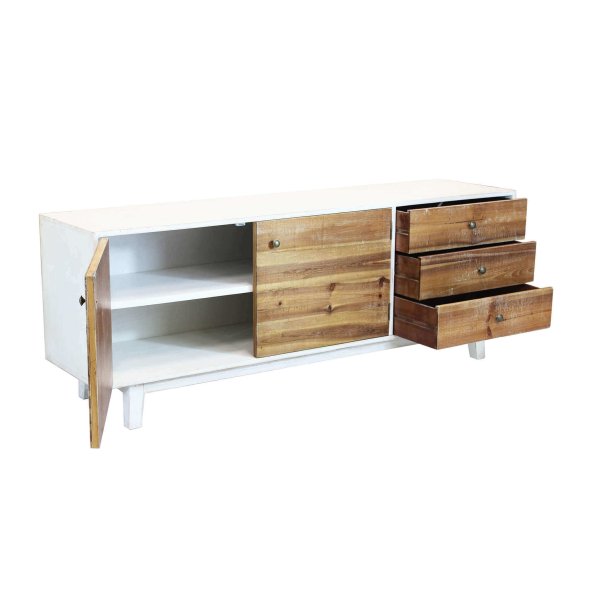 Alternative view of Porta tv con 2 ante e 3 cassetti in Legno cm 178x45x66 - ZUBIN
