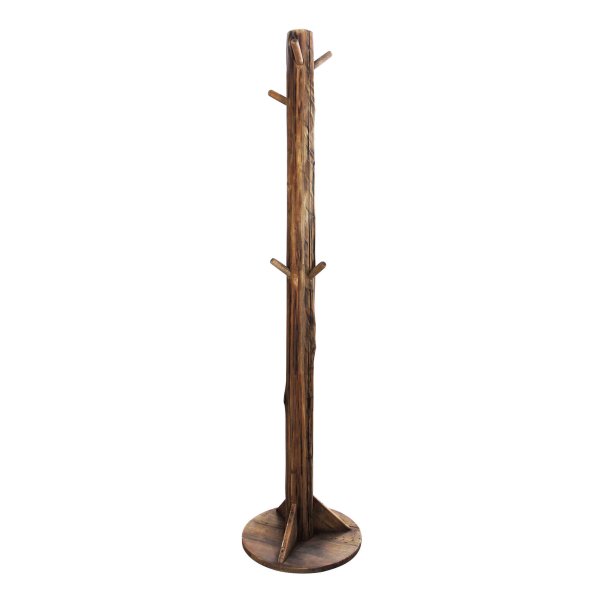 Alternative view of Appendiabiti in Pino riciclato cm 45x45x180 - PINE