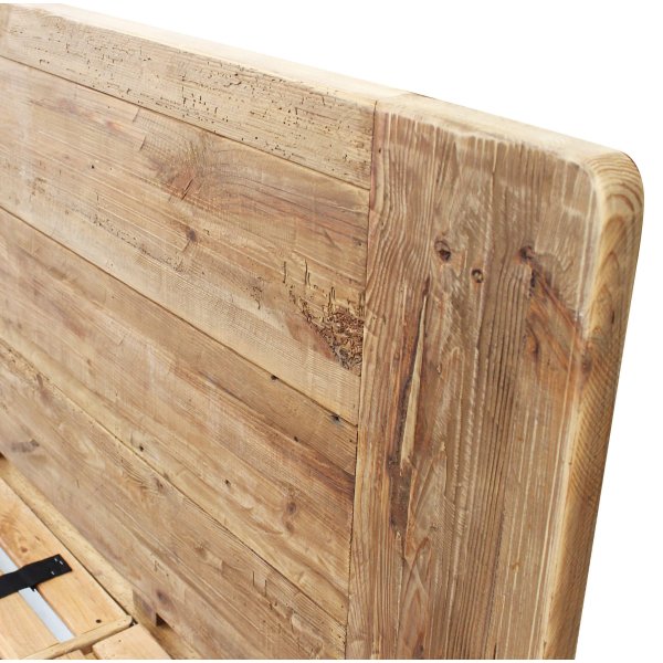 Alternative view of Letto Matrimoniale in Pino riciclato cm 217x201x110 - PINE