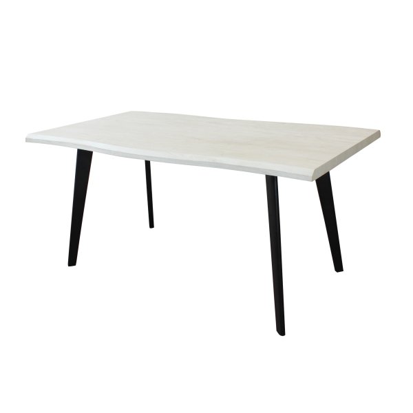 Tavolo da pranzo 160x90 - PEITHO - Bianco