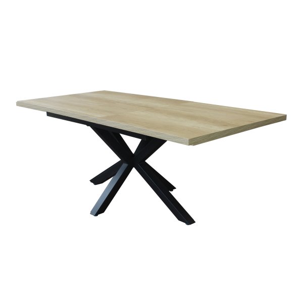 Tavolo da pranzo allungabile 160/200x90 - THISBE - Nero