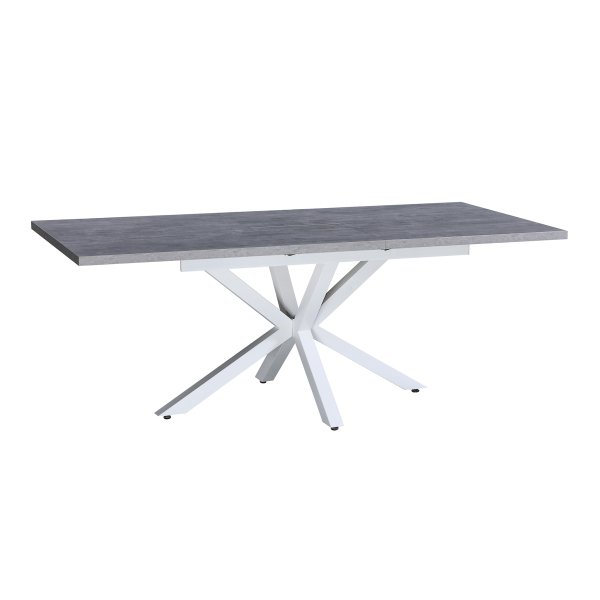 Tavolo da pranzo allungabile 160/200x90 - THISBE - Grigio