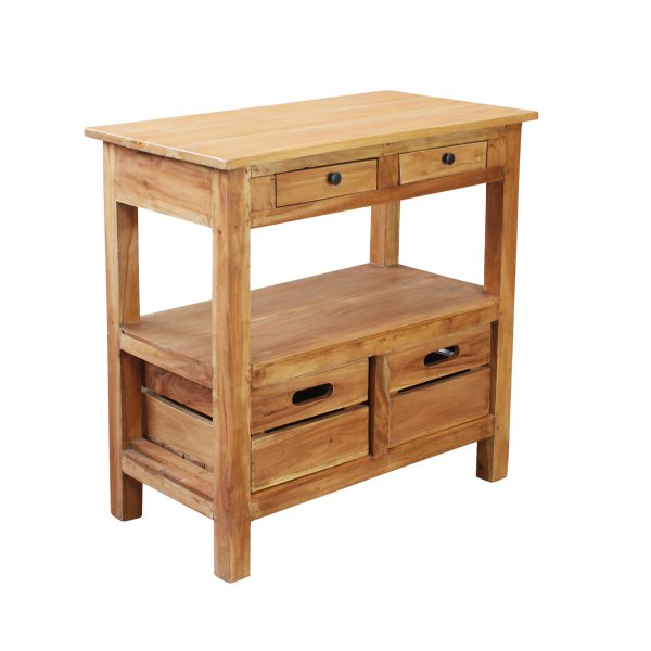 Mobile in legno rustico con cassetti - ARCADIA
