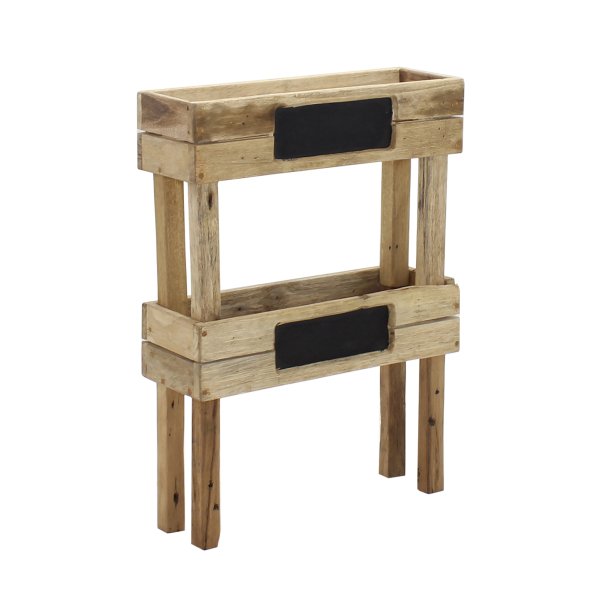 Porta vasi in legno rustico - ASTARTE