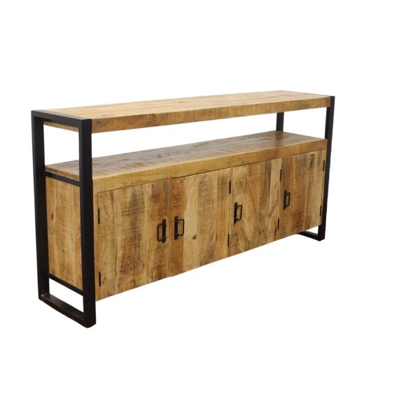 Porta TV in legno 4 ante - EUDORA