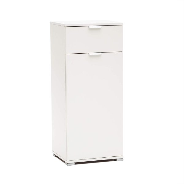 Armadietto da Bagno con cassetto in Truciolare cm 45x38x103 - CURT