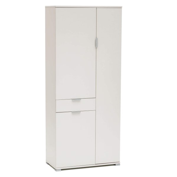 Armadio con 3 ante e un cassetto in Truciolare cm 75x38x174 - KADEN