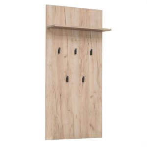 attaccapanni da parete moderno con mensola cm 67 x 19 5 x 137 h - ZENWOOD