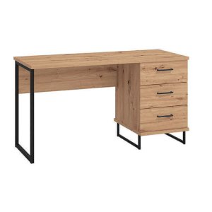 scrivania moderna con 3 cassetti cm 137 5 x 56 x 75 h - ZENWOOD