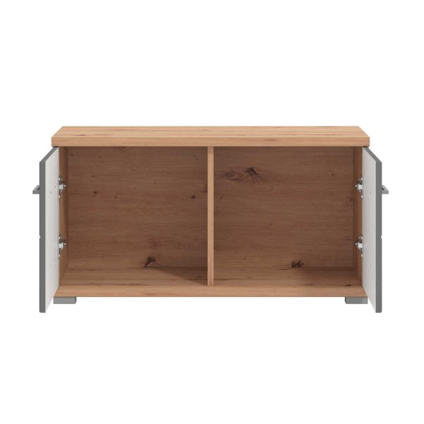 Alternative view of armadietto per ingresso con 2 ante cm 86 6 x 40 x 456 h - OLLI