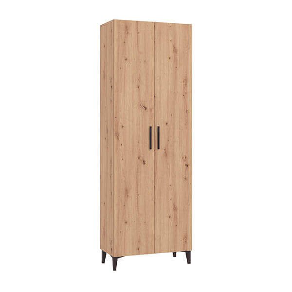 armadio due ante moderno minimal in legno cm 67 4 x 34 8 x 195 h - JOSE
