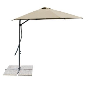 Ombrellone da Giardino decentrato 2x3 in acciaio - MUSON