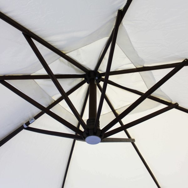Alternative view of Ombrellone da Giardino decentrato 3x4 in legno - BRENTA