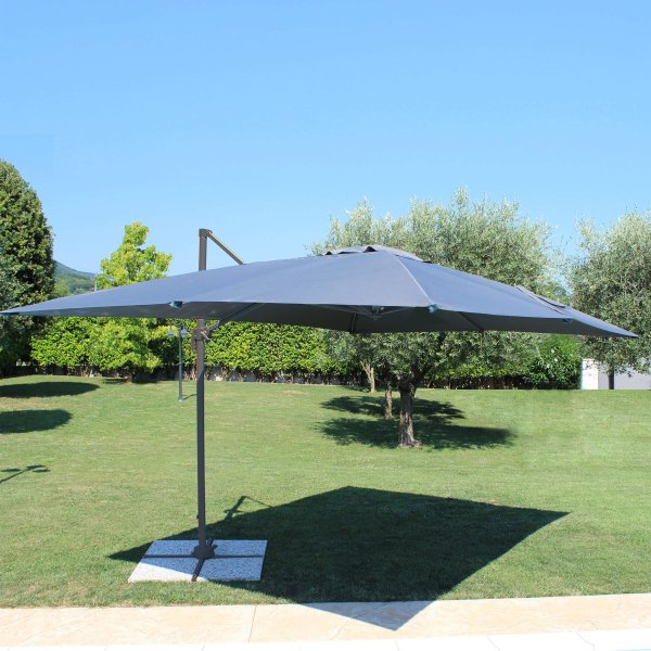 Alternative view of Ombrellone da Giardino decentrato in alluminio - LENA