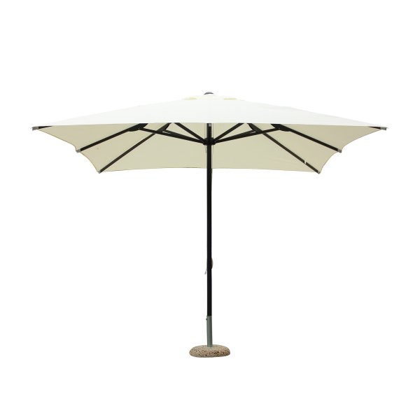 Ombrellone da Giardino palo centrale in alluminio - TAGO - Beige, 3X3
