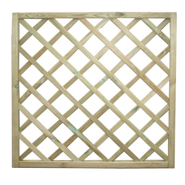 Alternative view of Griglia da Giardino in Legno cm 90x3x90 - AMOS