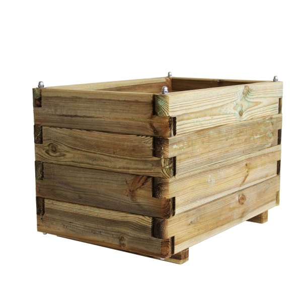 Alternative view of In Legno da Giardino 60x40x40 h in cm 60x40x40 - FLOWER