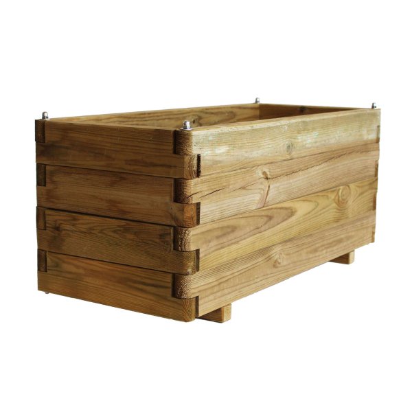 Alternative view of In Legno da Giardino 90x40x40 h in Legno cm 90x40x40 - FLOWER