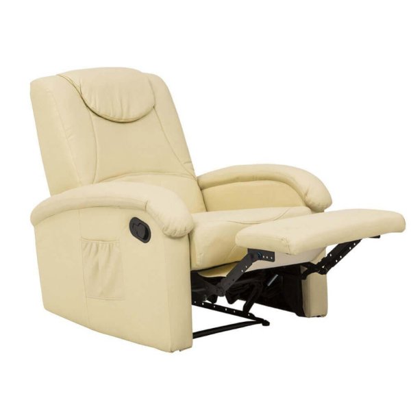 Alternative view of Poltrona reclinabile in Ecopelle cm 75x89x100 - NET