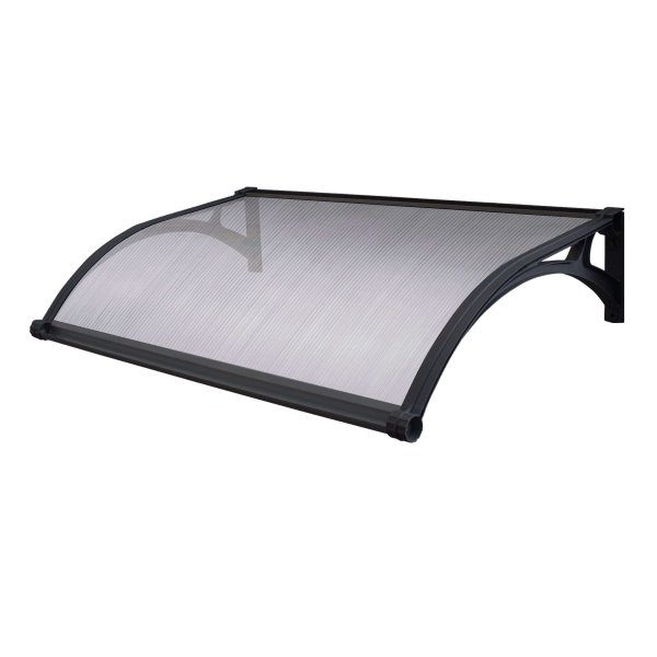 Pensilina da Ingresso con led in Policarbonato cm 120x100x32 5 - LUCKY
