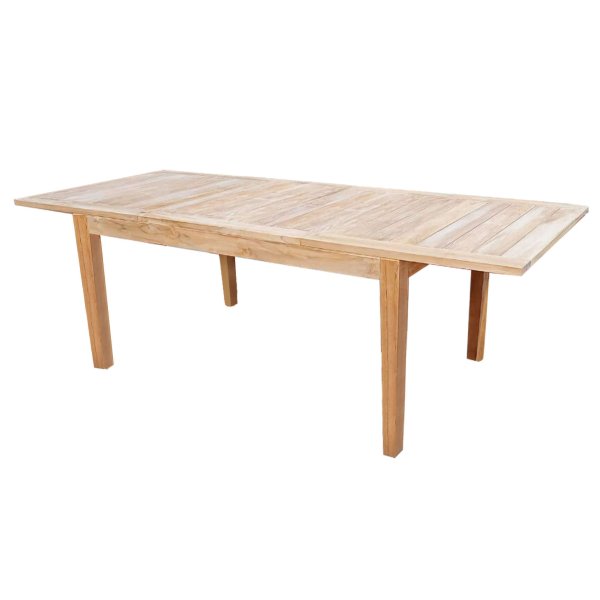 Tavolo da Giardino in Teak Allungabile 150/210x90 - POLDIE
