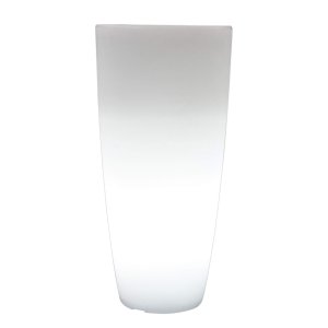 Vaso luminoso RGB con pannello solare cm 40x40x90 - LUCIUS