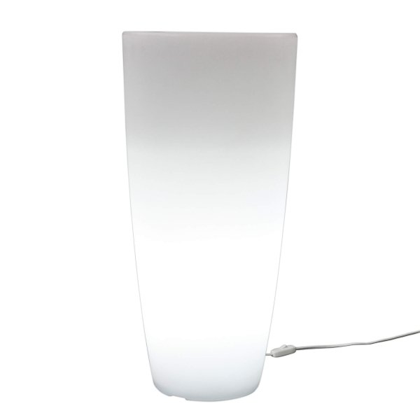 Vaso luminoso in Polipropilene cm 40x40x90 - LUCIUS
