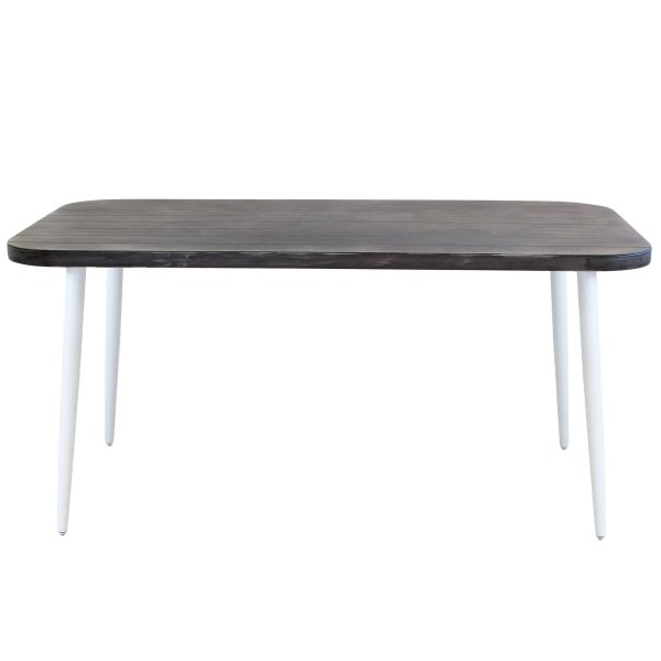 Alternative view of Tavolo con ripiano effetto Legno 160x90 - FREEMAN
