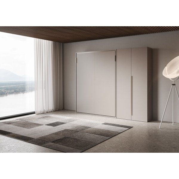Alternative view of Letto matrimoniale a scomparsa 160 con armadio destra 2 ante - VERSIA