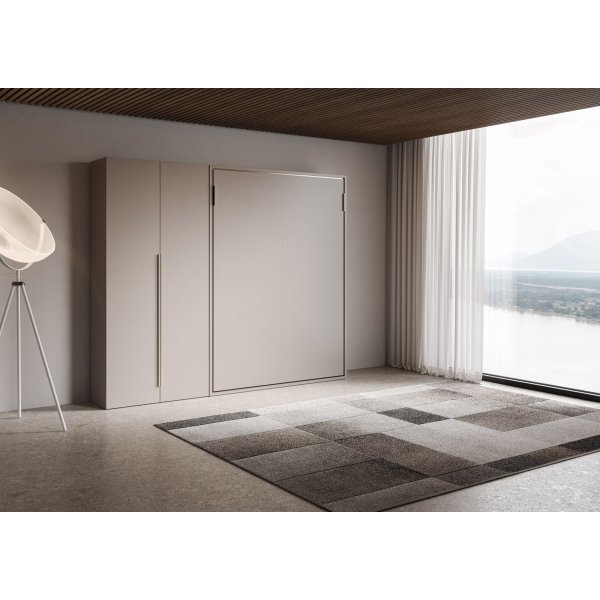 Alternative view of Letto matrimoniale a scomparsa 160 con armadio sinistra 2 ante - VERSIA