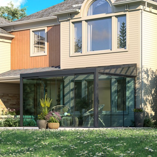 Alternative view of Parete laterale in vetro per veranda Viola - VIOLA