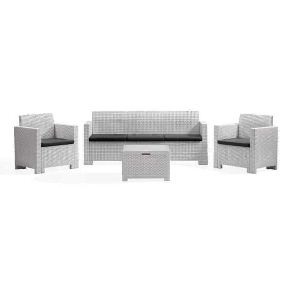 Salotto da giardino 5 posti - BELLONAIRE