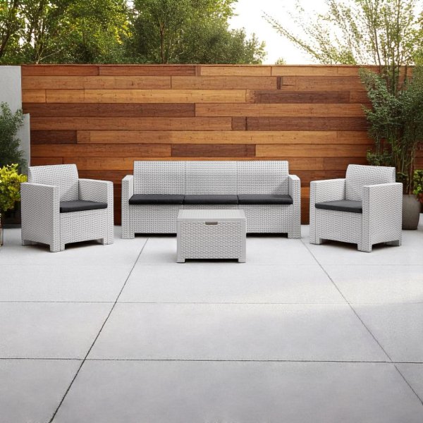 Alternative view of Salotto da giardino 5 posti - BELLONAIRE