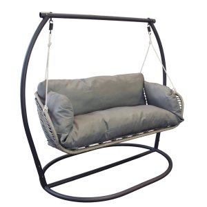 Poltrona dondolo sospesa da giardino - BRANNON