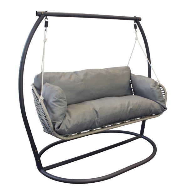 Poltrona dondolo sospesa da giardino - BRANNON