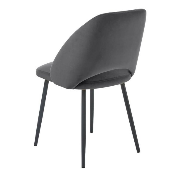 Alternative view of Set di 2 sedie in tessuto idrorepellente moderne - RYNEL