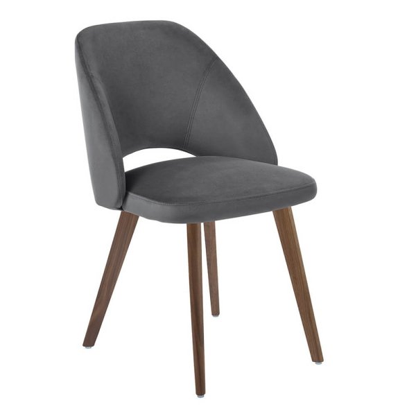 Set di 2 sedie in tessuto idrorepellente moderne - RYNEL