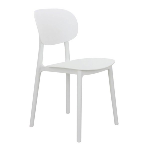 Set di 4 sedie impilabili in polipropilene moderne - VEYLA
