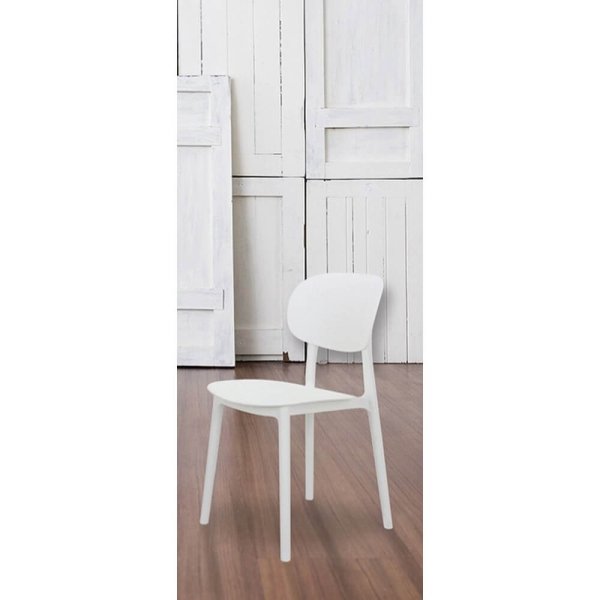 Alternative view of Set di 4 sedie impilabili in polipropilene moderne - VEYLA