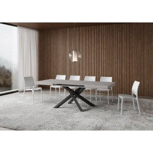 tavolo-volantis-120-telaio-antracite-cashmere25-aperto-2-allunghe-bassa