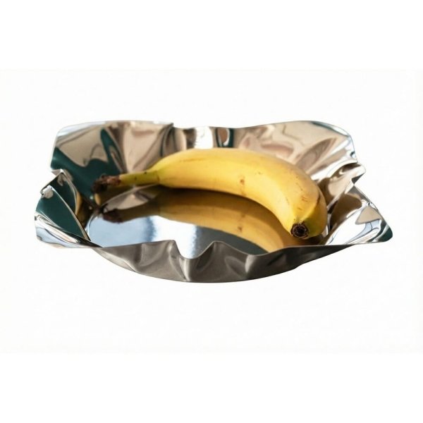 Centrotavola in acciaio lucido quadrato - MIROIR