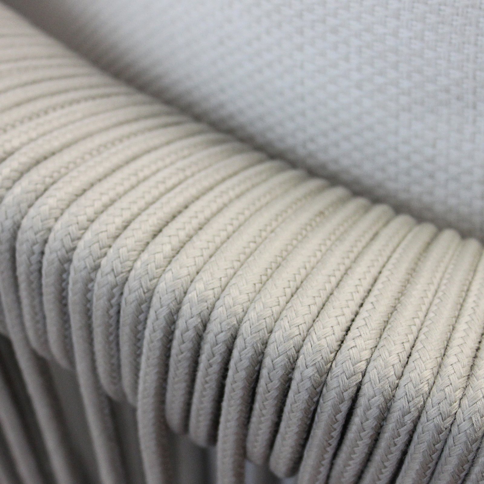Salotto da giardino 4 posti in alluminio beige con cuscini 180x78x83 cm - WILAMOND