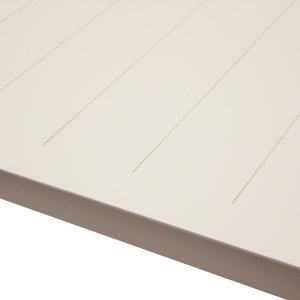 Salotto da giardino 4 posti in alluminio beige con cuscini 180x78x83 cm - WILAMOND