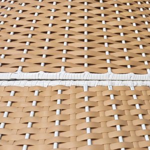 Lettino da giardino a conchiglia in rattan naturale con cuscini 200x296x200 cm - ISURTHAS Lettino da giardino a conchiglia in rattan naturale con cuscini 200x296x200 cm - ISURTHAS