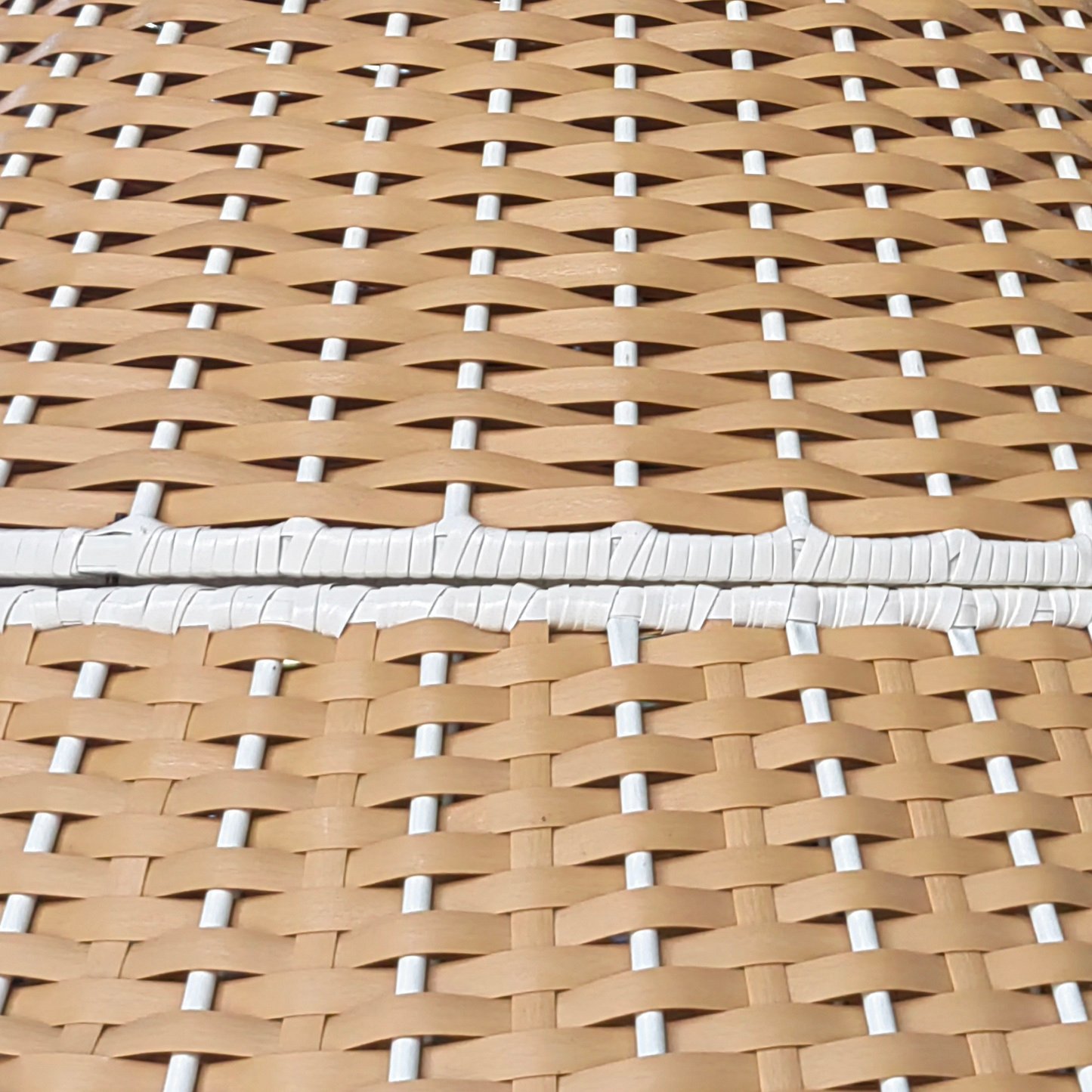 Lettino da giardino a conchiglia in rattan naturale con cuscini 200x296x200 cm - ISURTHAS Lettino da giardino a conchiglia in rattan naturale con cuscini 200x296x200 cm - ISURTHAS