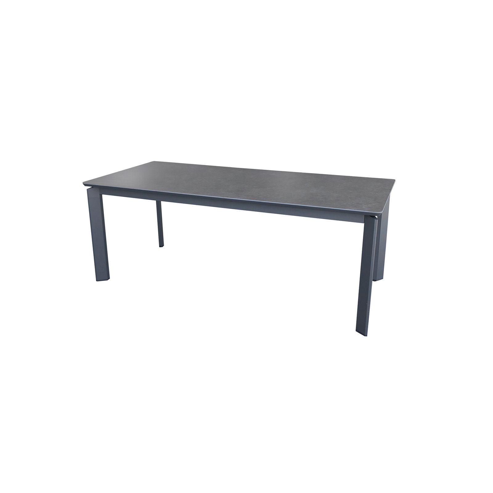 Tavolo da giardino allungabile in alluminio con piano in pietra effetto marmo 200/260/320x90x75 cm - BELILTHAS Tavolo da giardino allungabile in alluminio con piano in pietra effetto marmo 200/260/320x90x75 cm - BELILTHAS