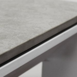 Tavolo da giardino allungabile in alluminio con piano in pietra 180/240x90x75 cm - ORANMOND Tavolo da giardino allungabile in alluminio con piano in pietra 180/240x90x75 cm - ORANMOND