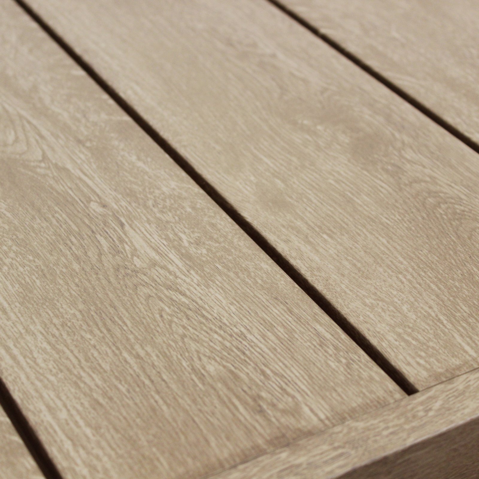 Set salotto da giardino 180x74x66 cm in alluminio effetto legno con cuscini - ULULRIC Set salotto da giardino 180x74x66 cm in alluminio effetto legno con cuscini - ULULRIC