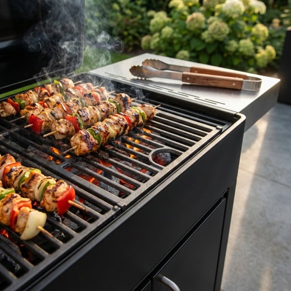 Griglia piccola in ghisa per barbecue 22x41,5 cm - SELENVIA