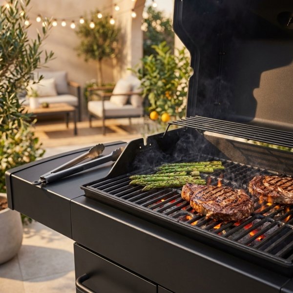 Griglia rettangolare in ghisa per barbecue da esterno 35x41,5 cm - SELENVIA